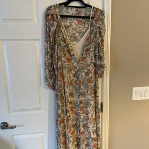 XS Free People Earthfolk Maxi Dress